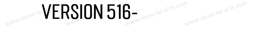 宋体常规 Version 516字体转换